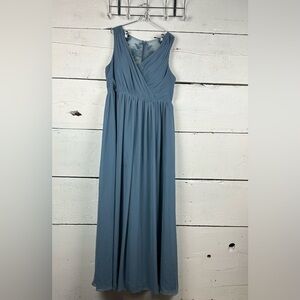 Azazie blue bridesmaids dress size 16